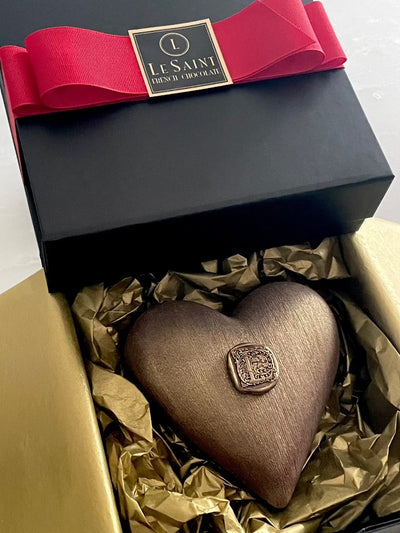 Large Solid Chocolate Heart