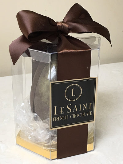 luxury dark chocolate easter egg